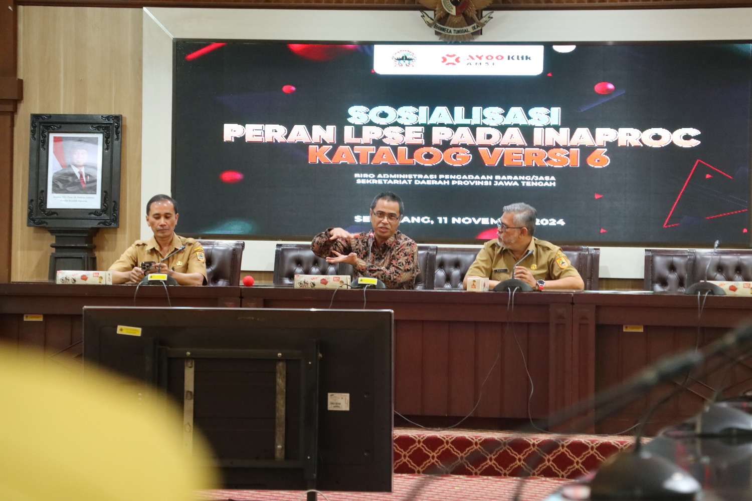 Biro Administrasi Pengadaan Barang/Jasa Setda Provinsi Jawa Tengah Sosialisasikan Peran LPSE pada INAPROC Katalog Versi 6 untuk Perwakilan Kabupaten/Kota se-Jawa Tengah