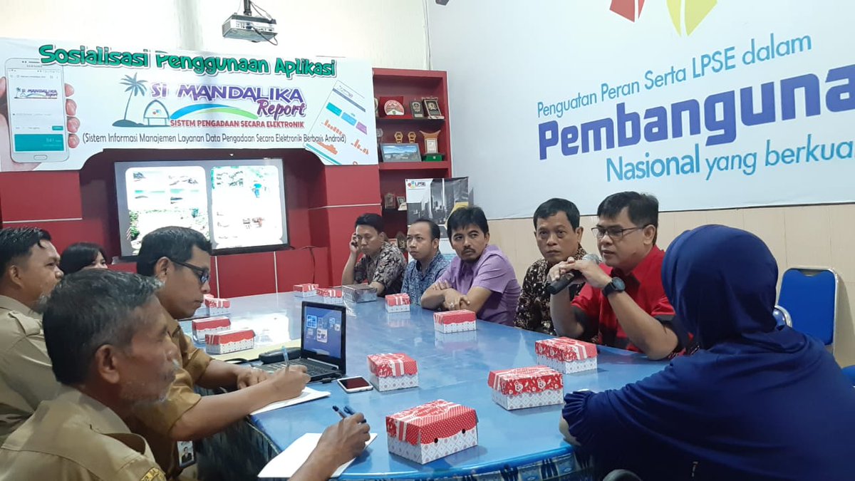Kunjungan Comparative Studi ke LPSE Kab. Lombok Tengah