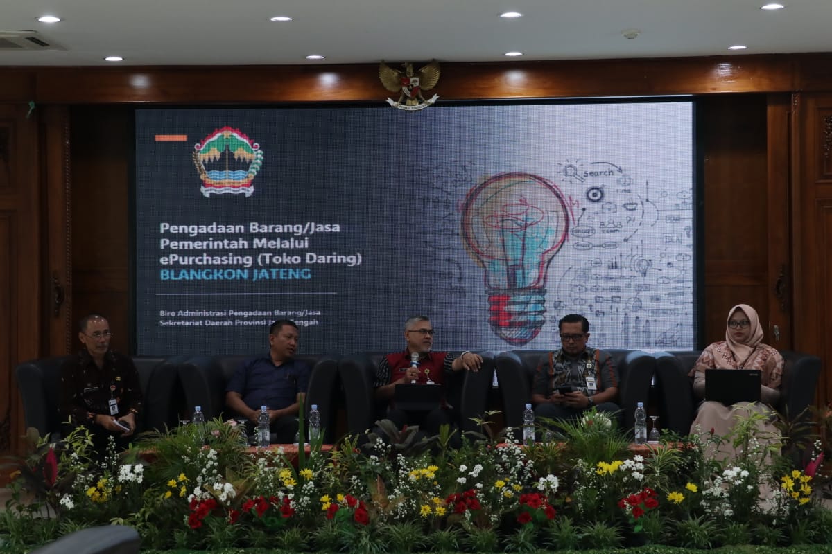 Pemerintah Provinsi Jawa Tengah Mendorong E-Purchasing Melalui Sosialisasi Program Blangkon Jateng
